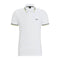POLO BLANCO PAUL CURVED BOSS